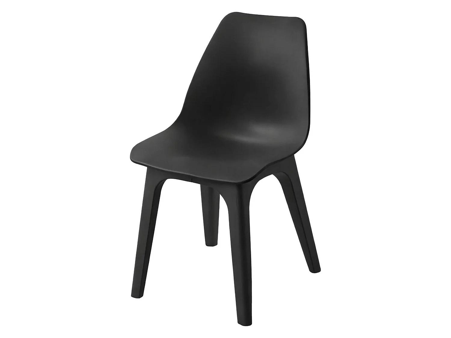 Montivilla Gartenstuhl, Made in Italy, Anthrazit, Glatte Oberfläche, Belastbar bis 120 kg