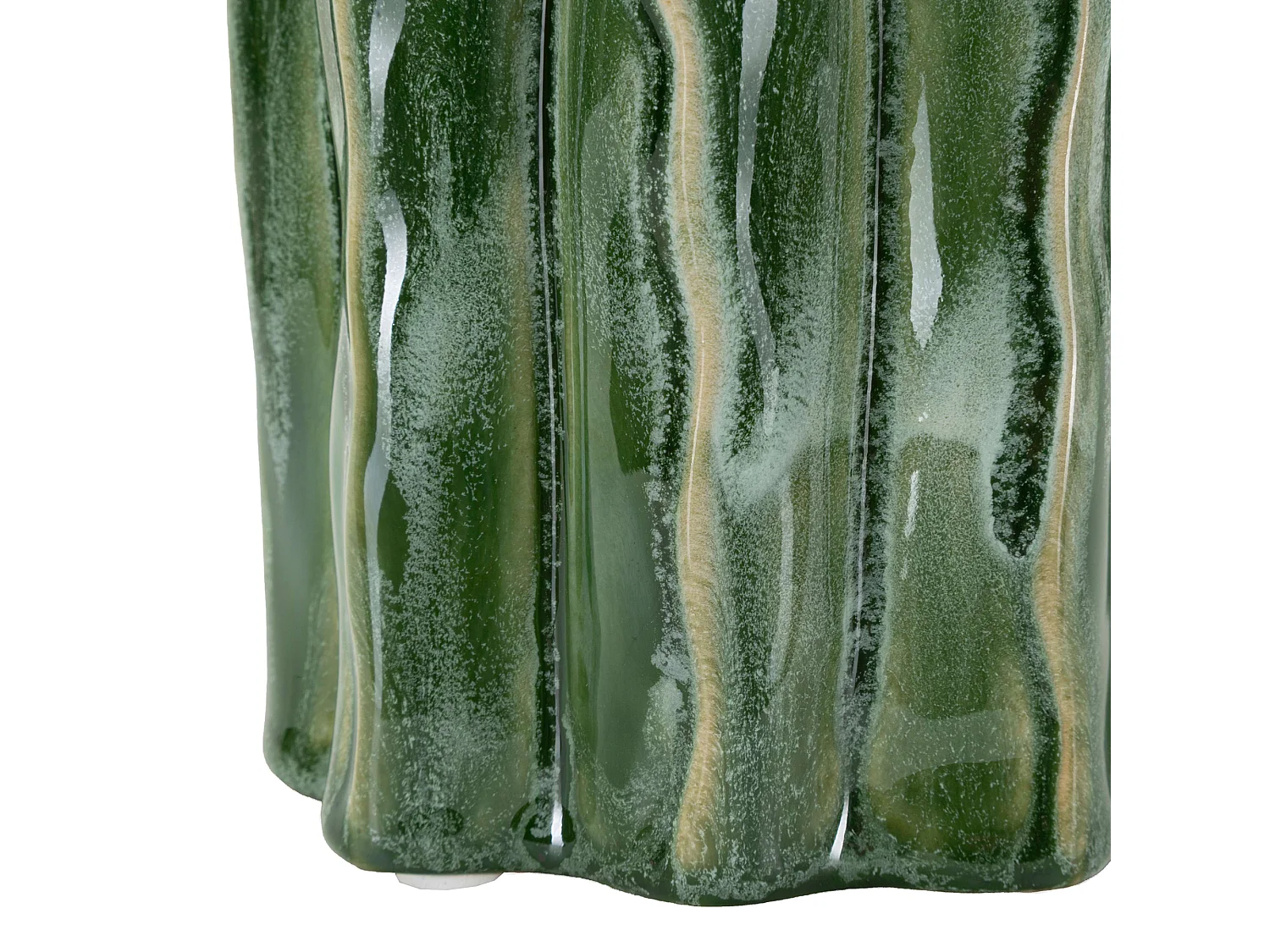 Vaso Baseva, Disegno con Cactus, Verde,