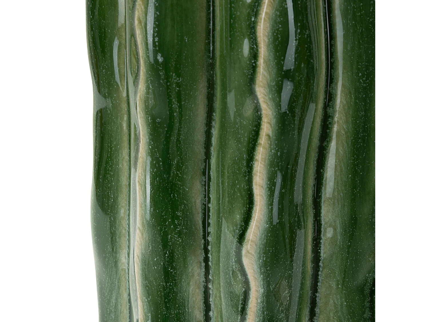Vaso Baseva, Disegno con Cactus, Verde,