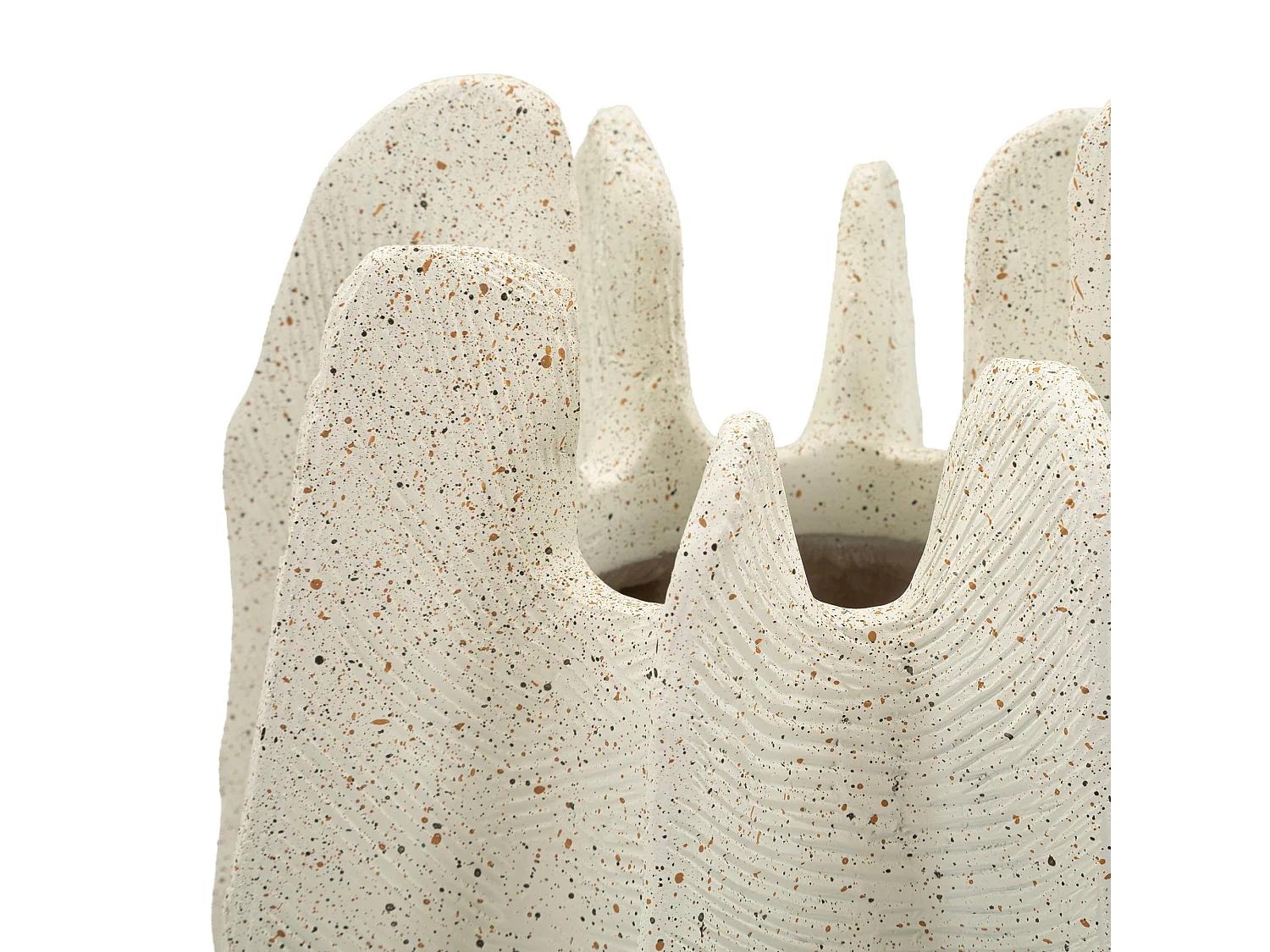 Vase Dasibase, Effet Marbre, Blanc Marbre, Diamètre 8,5 cm, Nuance Couleur Structure Marbre