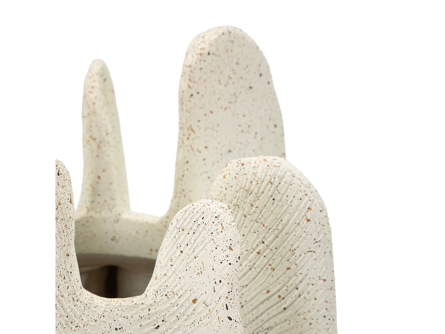 Vase Dasibase, Effet Marbre, Blanc Marbre, Diamètre 8,5 cm, Nuance Couleur Structure Marbre
