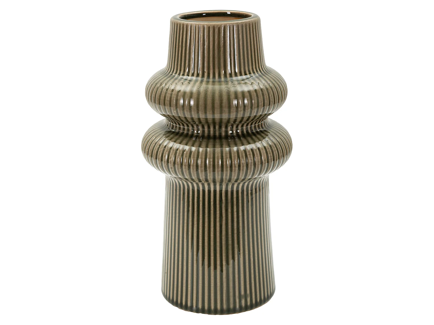 Vaso Gahare, Colore Struttura Nero, Marrone, Diametro 5.5 cm