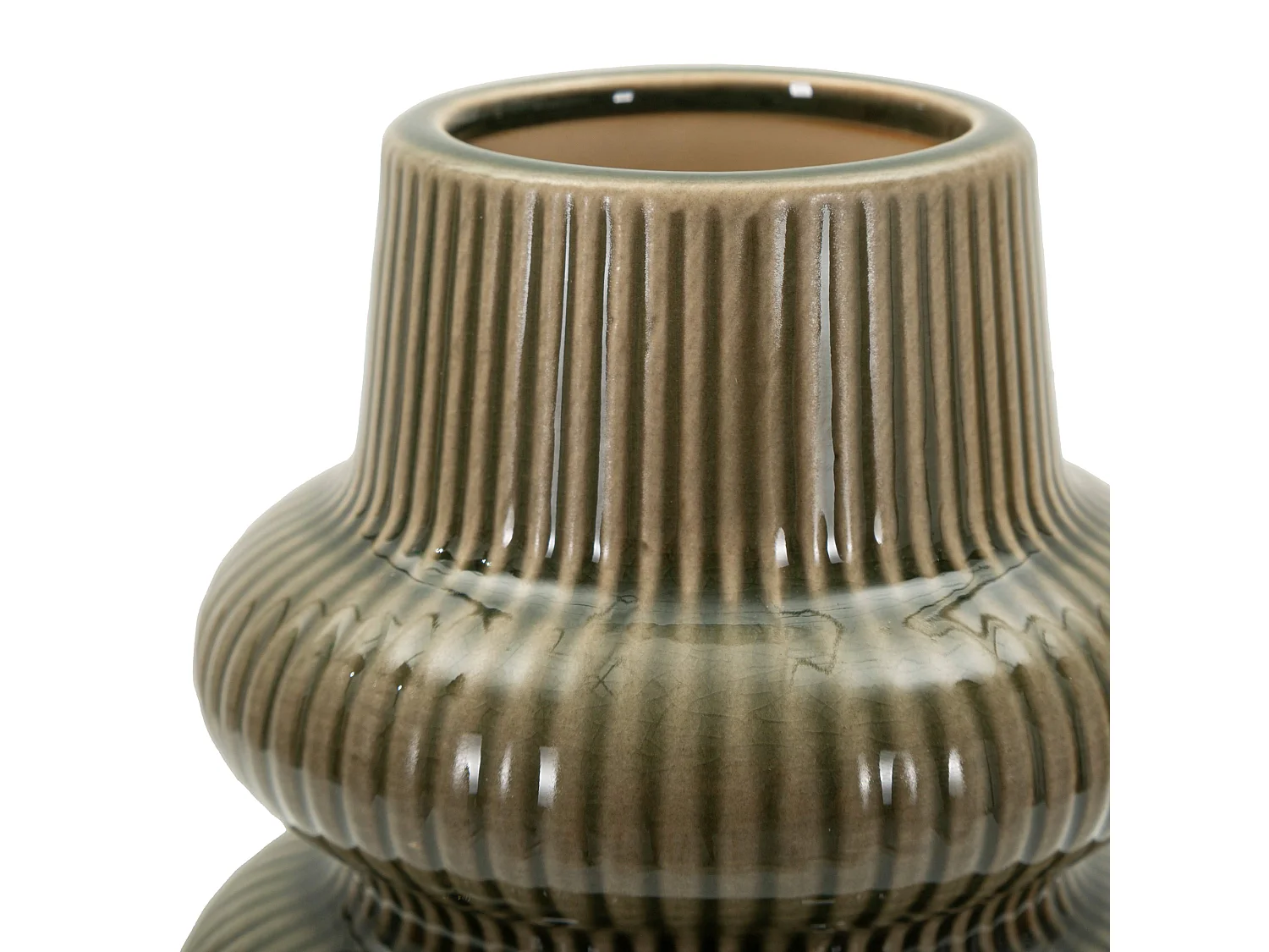 Vaso Gahare, Colore Struttura Nero, Marrone, Diametro 5.5 cm