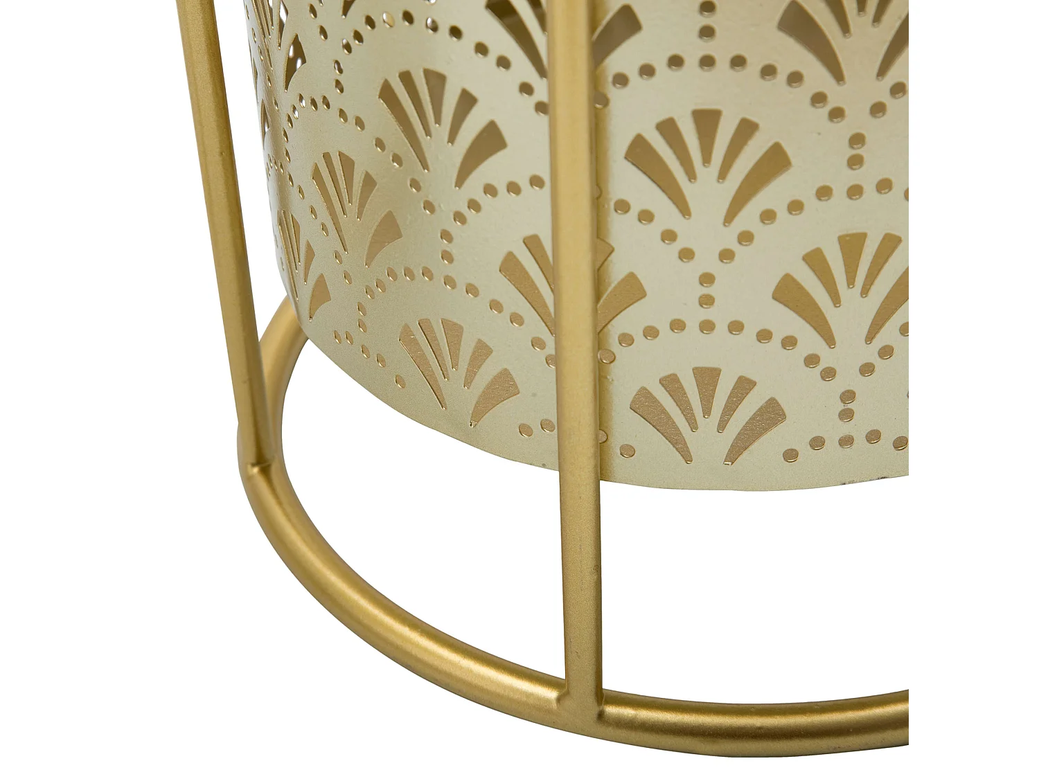 Vaso Husavi, set 2 Vasi, Portavasi Rimovibili, oro, Diametro Vaso Grande: 20, Vaso Piccolo: 17 cm