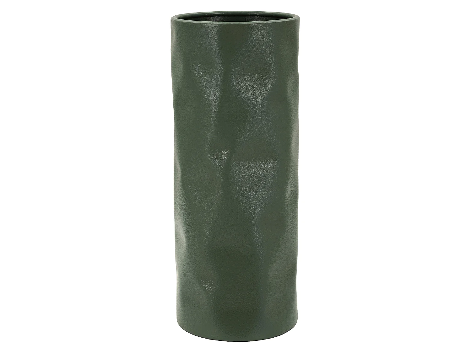 Vase Fasani, Finition Effet Matériau, Vert,
