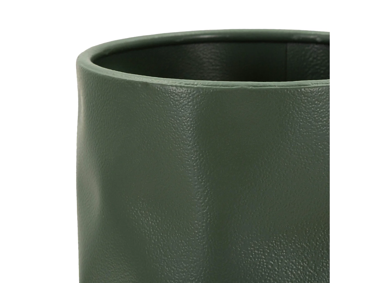 Vase Fasani, Finition Effet Matériau, Vert,