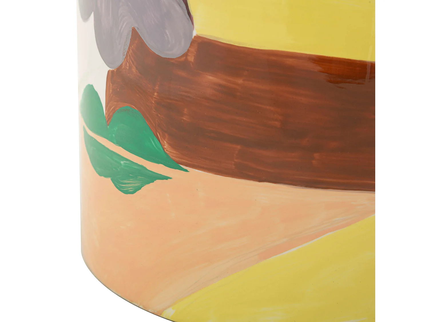 Vase Basa, Modernes Design, Mehrfarbig, Durchmesser 8 cm