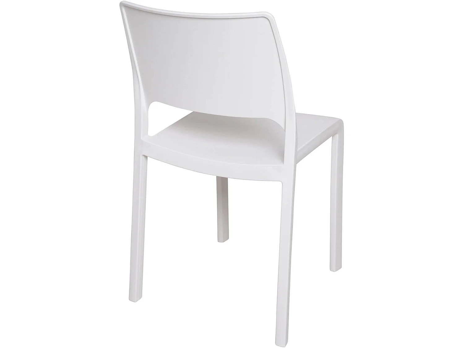 Outdoor-Stuhl Ancona, ein Made in Italy Stuhl, Weiß