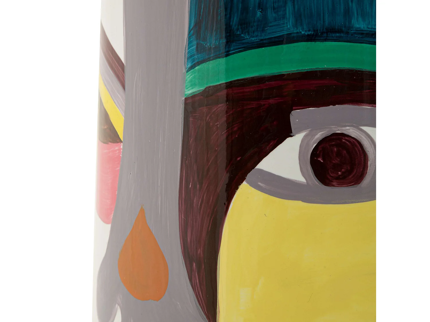 Vaso Manang, Disegno Moderno, Multicolore, Diametro 12 cm