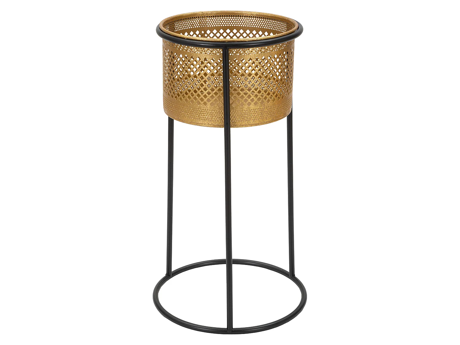 Vaso Juayua, Portavaso Rimovibile, oro, Colore Struttura Nero