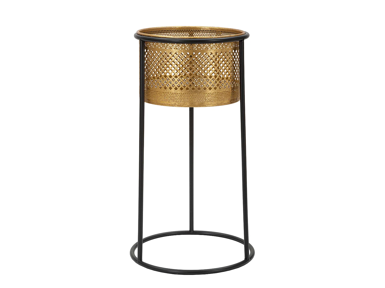 Vaso Juayua, Portavaso Rimovibile, oro, Colore Struttura Nero