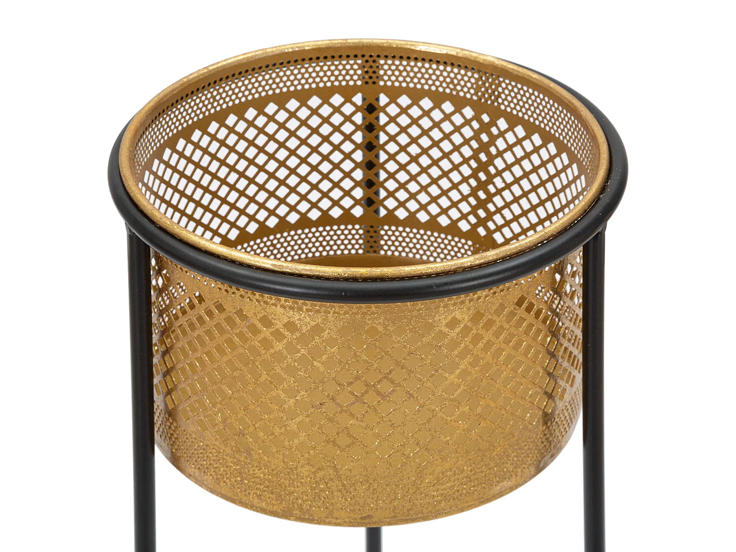 Vaso Juayua, Portavaso Rimovibile, oro, Colore Struttura Nero