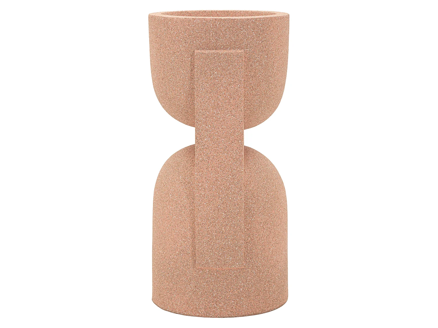 Vase Fatone, Finition Géométrique, Rose,