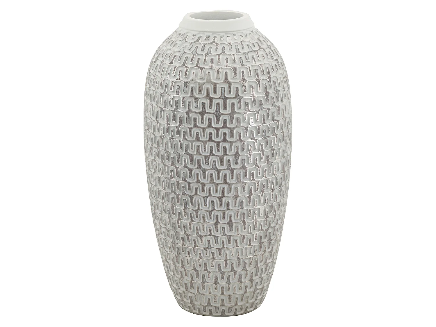 Vaso Elian, Colore Struttura Argento, Bianco, Diametro 7 cm