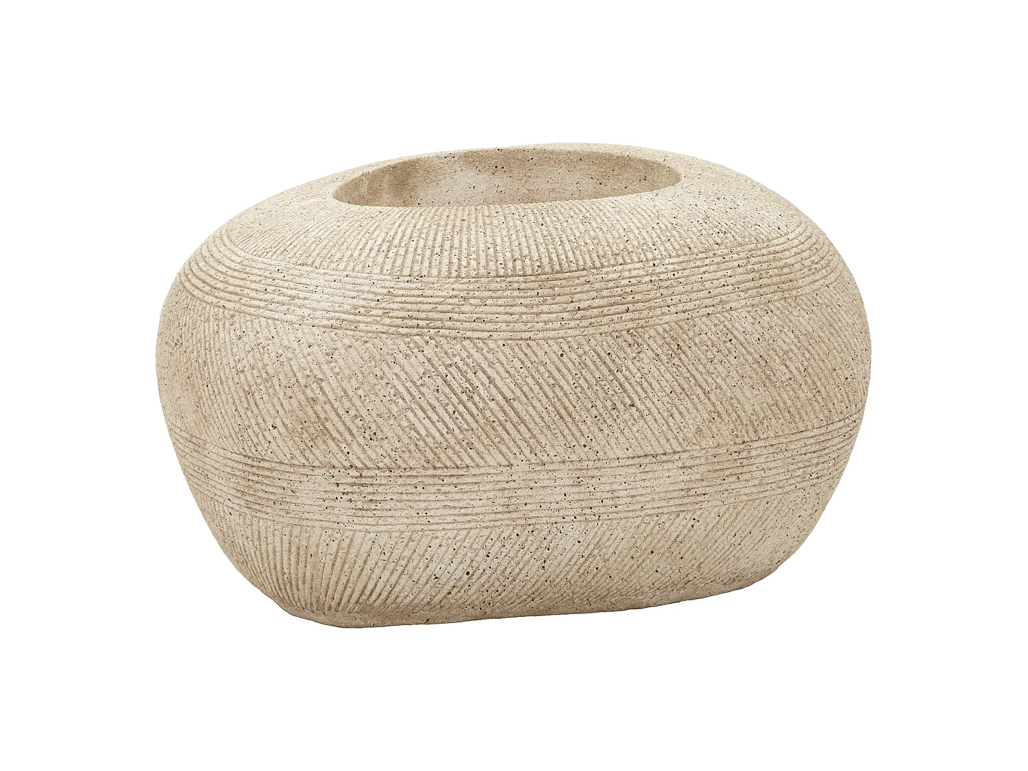 Vaso Gaga, Finitura Effetto Marmo, Bianco Marmo, Sfumatura Colore Struttura Marmo