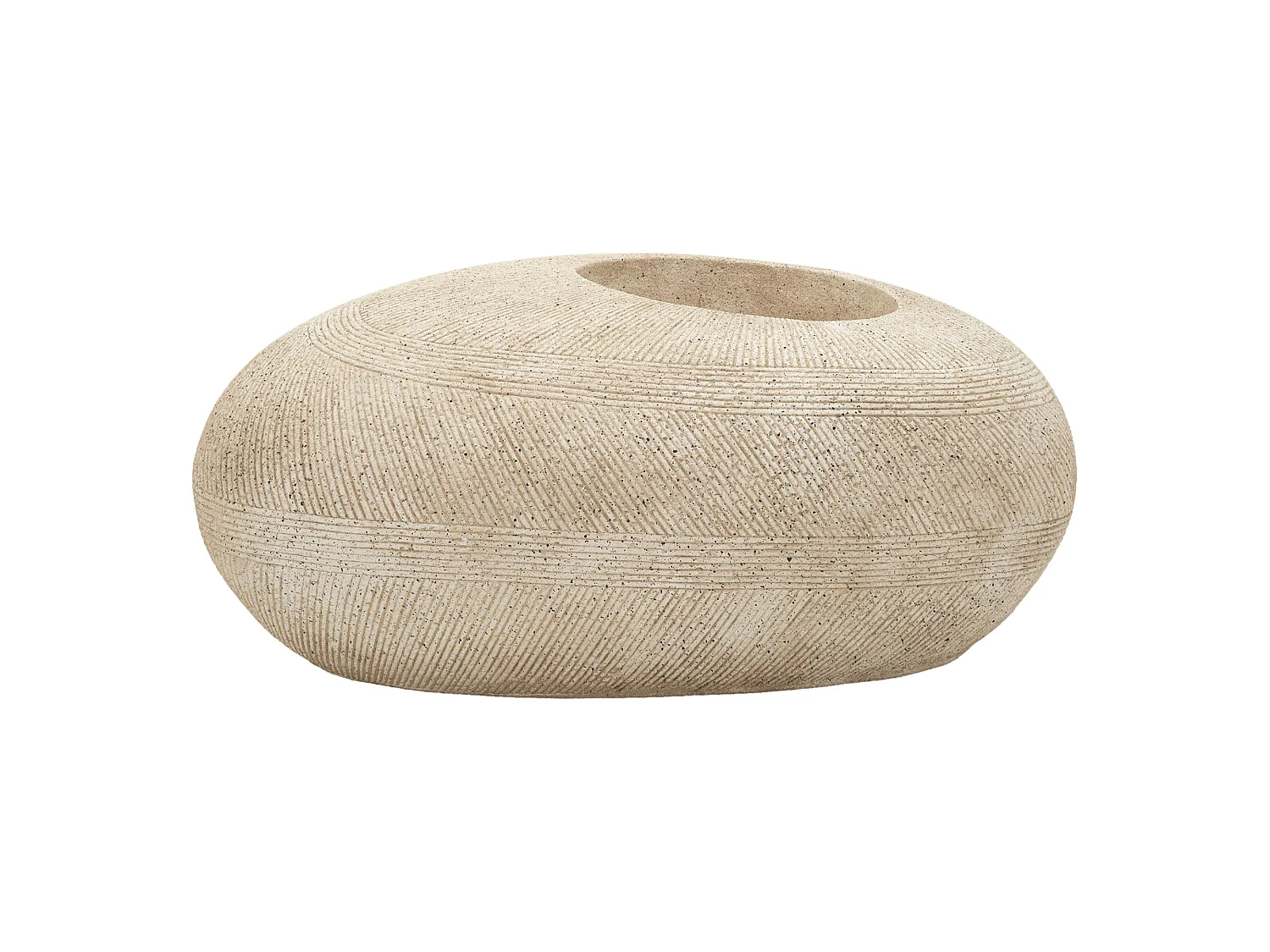 Vaso Gaga, Finitura Effetto Marmo, Bianco Marmo, Sfumatura Colore Struttura Marmo