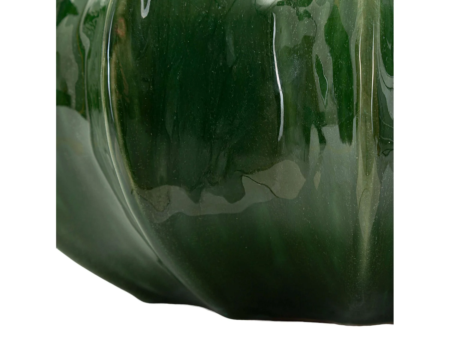 Vase Aysgar, Motif Cactus, Vert, Diamètre 19 cm