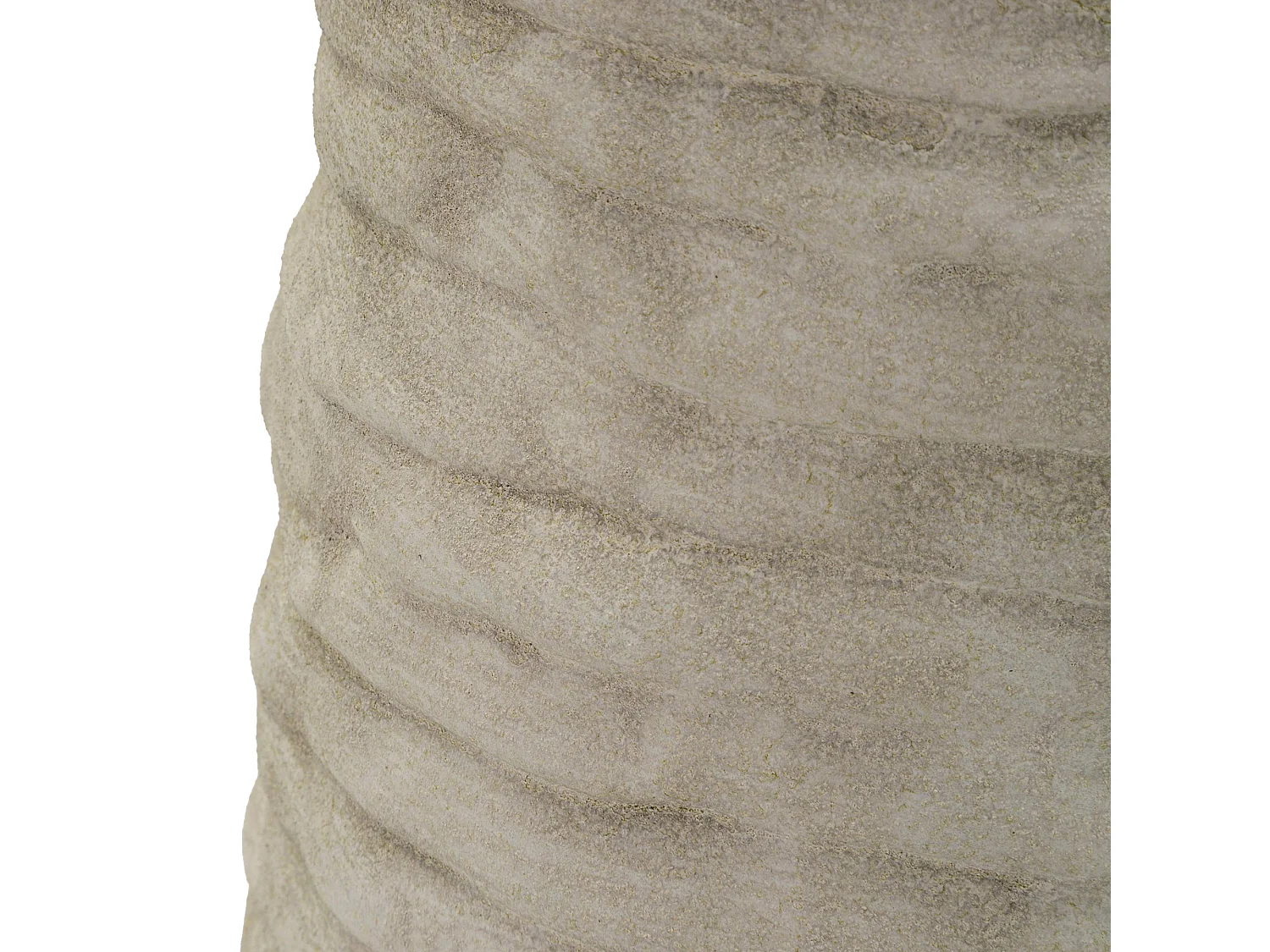 Vaso Fasimo, Finitura Naturale, Beige, Colore Struttura oro, Diametro 11 cm