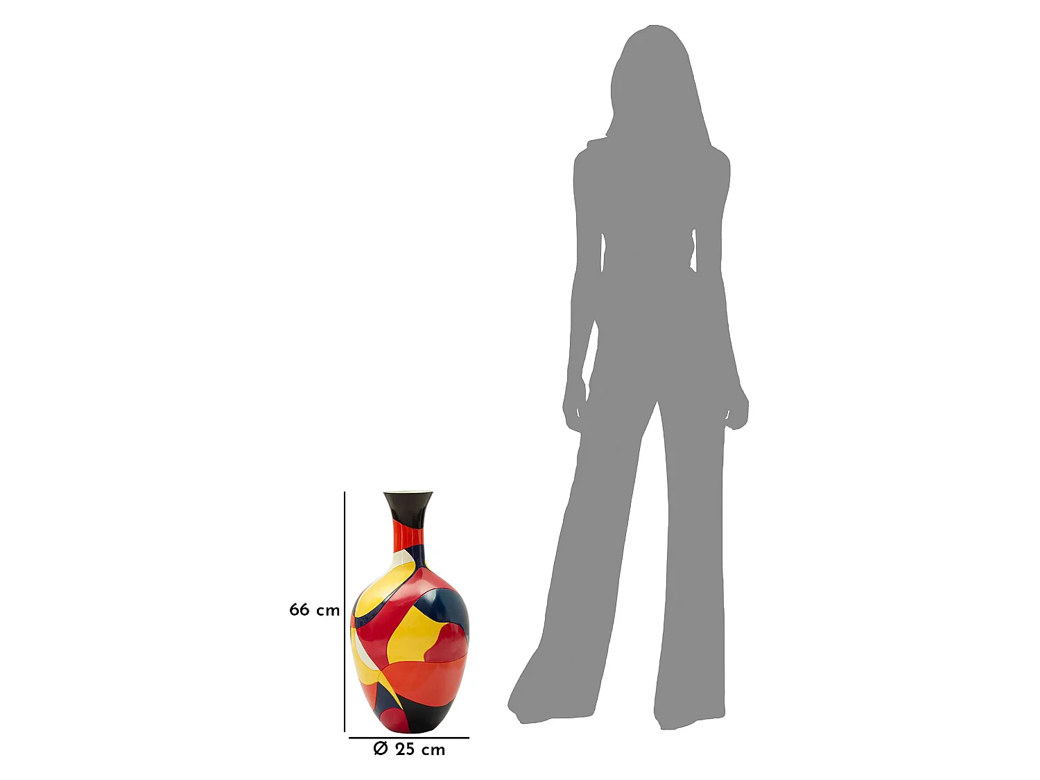 Vase Banati, Multicolore,