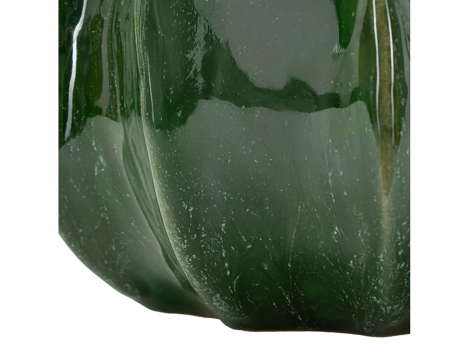 Vase Batase, Motif avec Cactus, Vert, Diamètre 13.5 cm