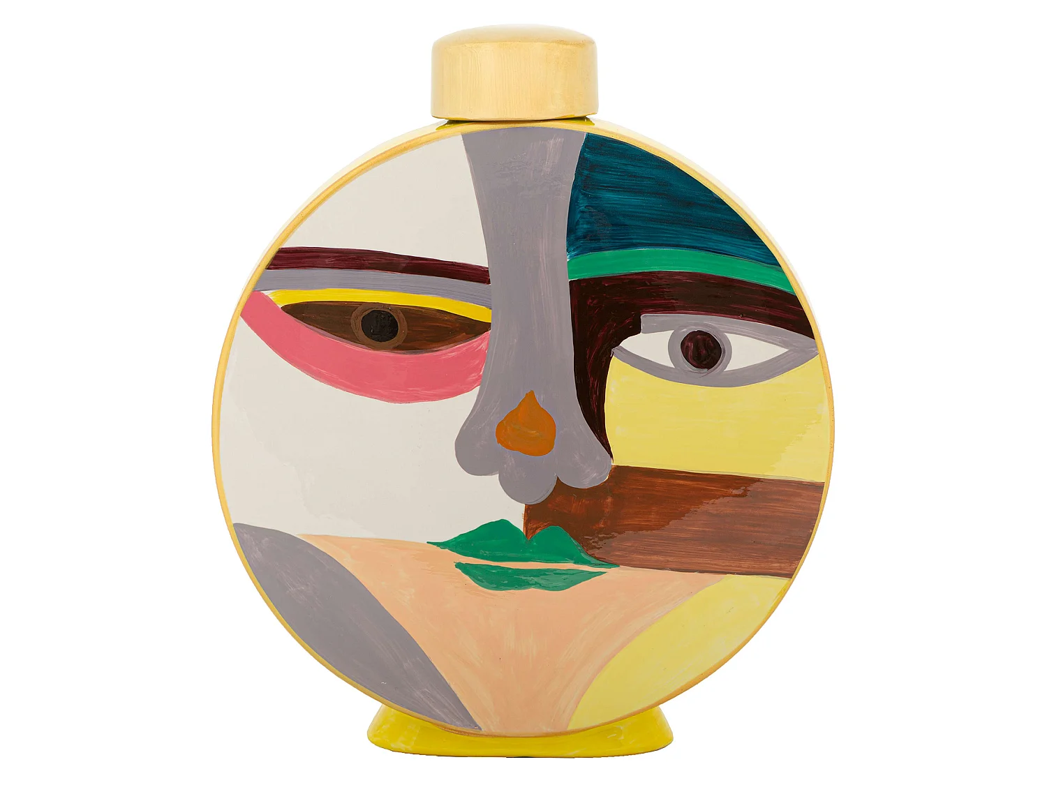Vaso Basemo, Disegno Moderno, Multicolore, Diametro 5 cm