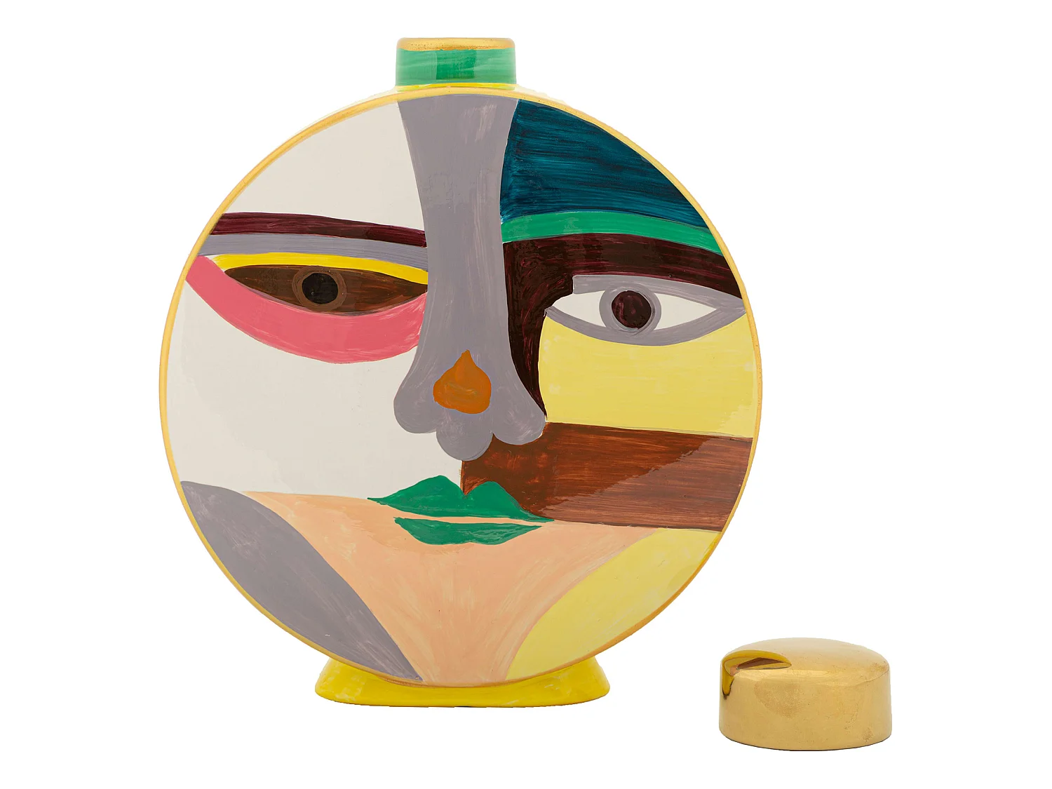 Vaso Basemo, Disegno Moderno, Multicolore, Diametro 5 cm