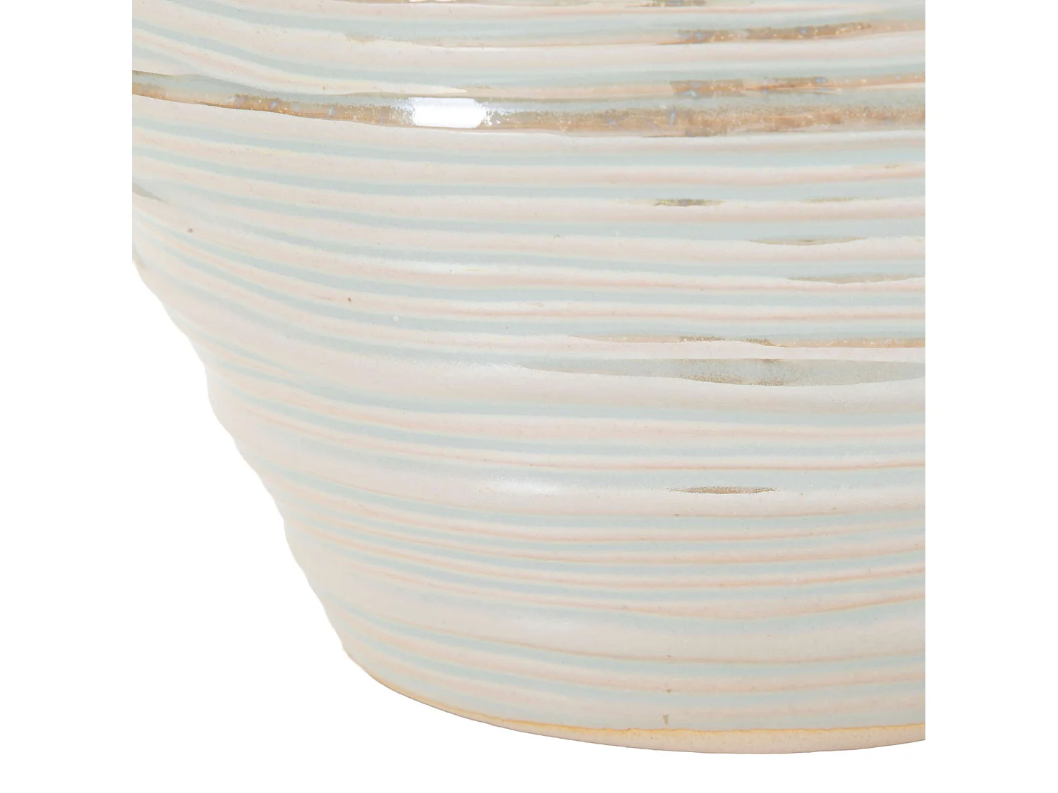 Vase Batobamo, Finition Effet Matière, Rose, Structure Blanche, Nuance Crème