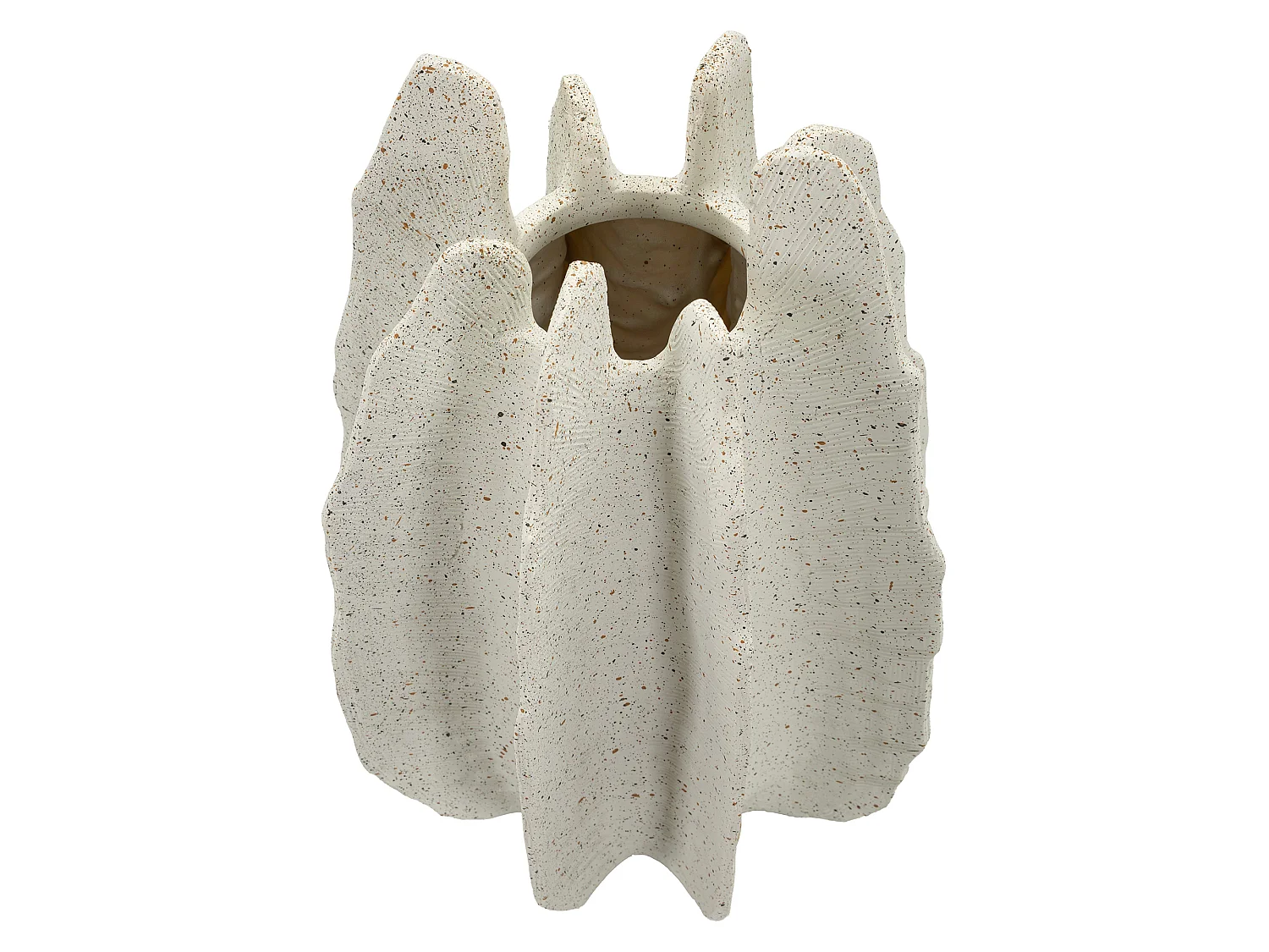 Vase Dabatori, Effet Marbre, Blanc Marbre, Diamètre 9 cm, Teinte Couleur Structure Marbre