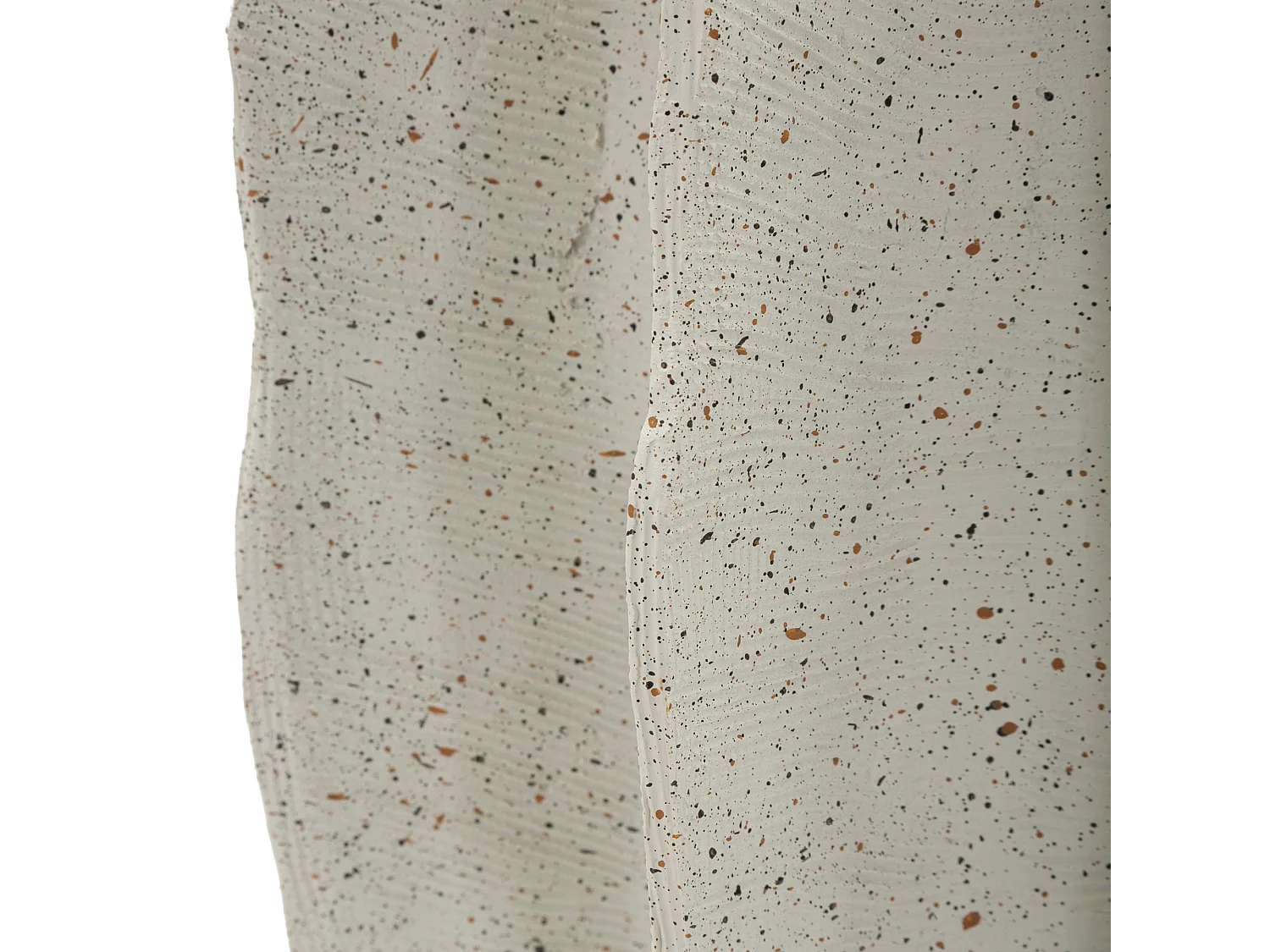 Vase Dabatori, Effet Marbre, Blanc Marbre, Diamètre 9 cm, Teinte Couleur Structure Marbre