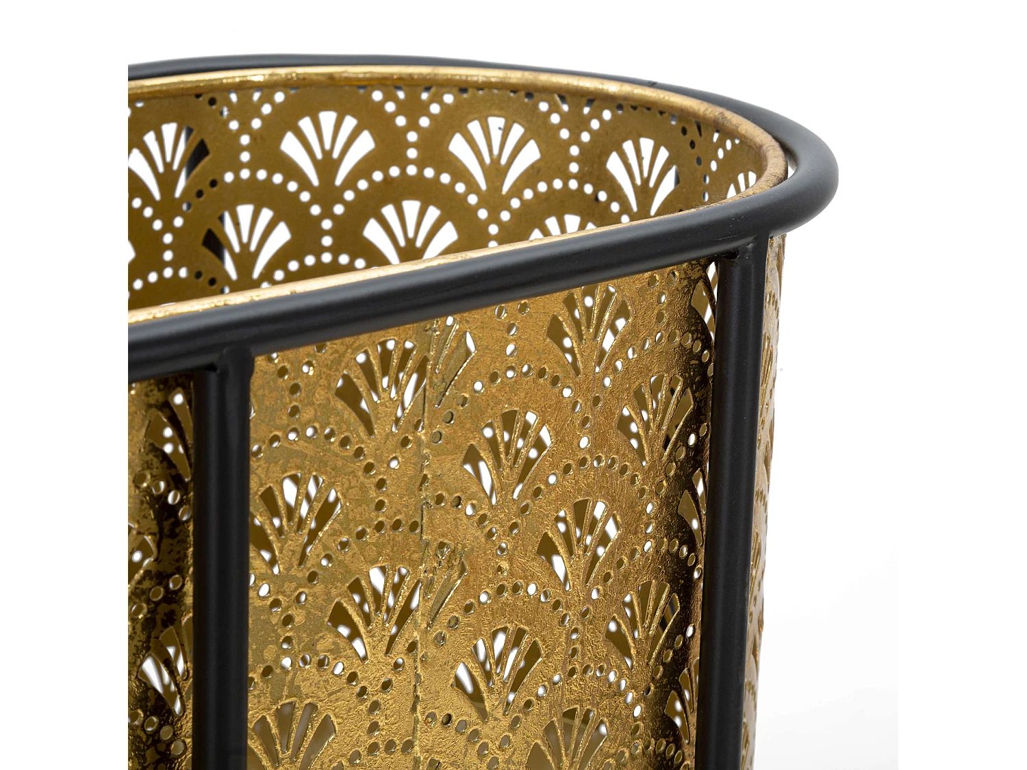 Vaso SanJuan, Portavaso Rimovibile, oro, Colore Struttura Nero
