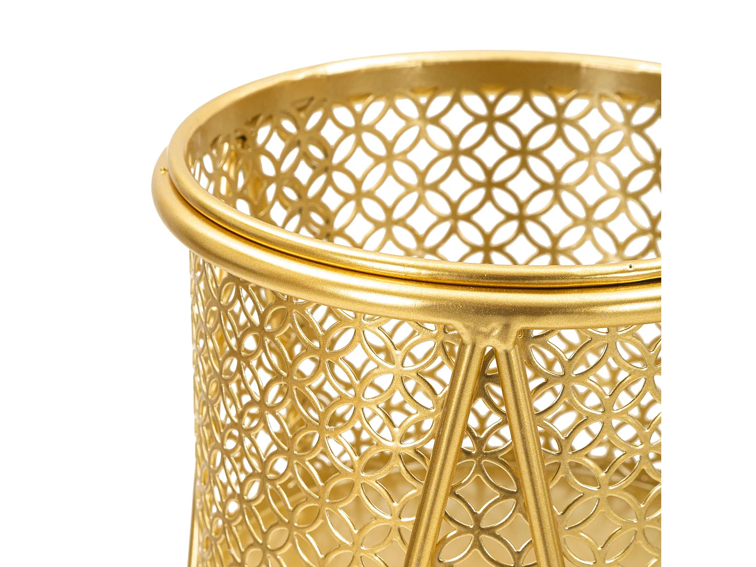 Vaso Ranya, set 2 Vasi, Portavasi Rimovibili, oro,