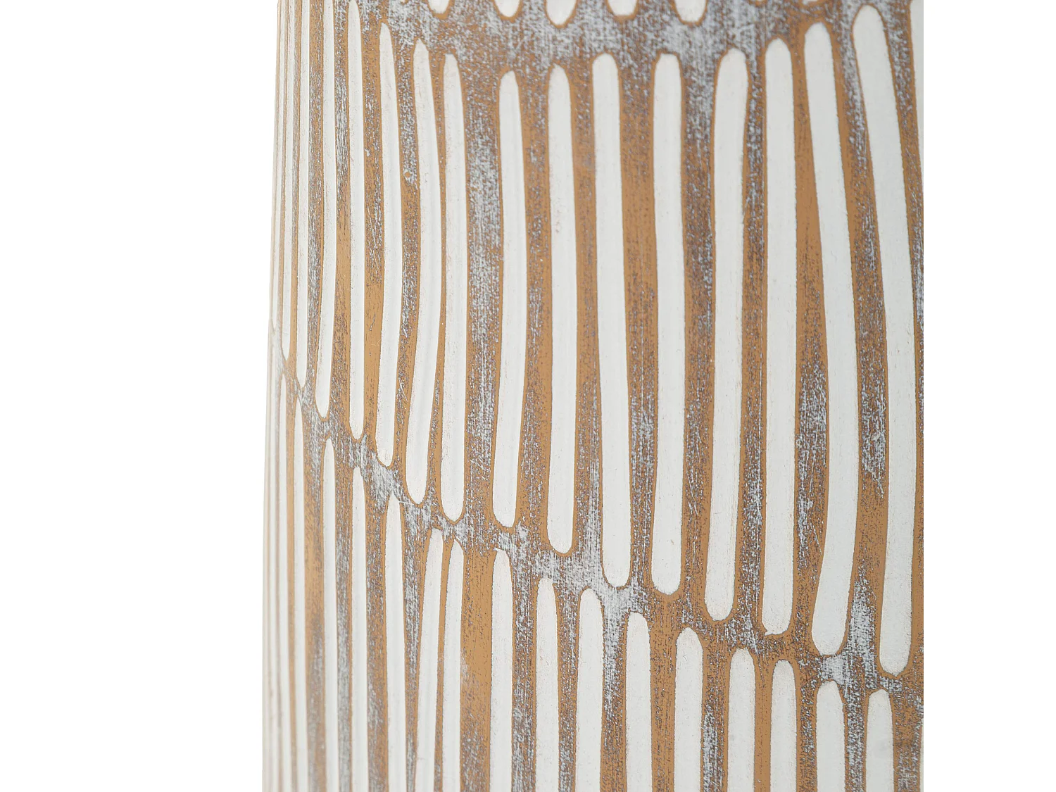 Vase Dadalelo, Couleur Structure Beige, Blanc Crème, Diamètre 6 cm, Nuance Couleur Structure Crème