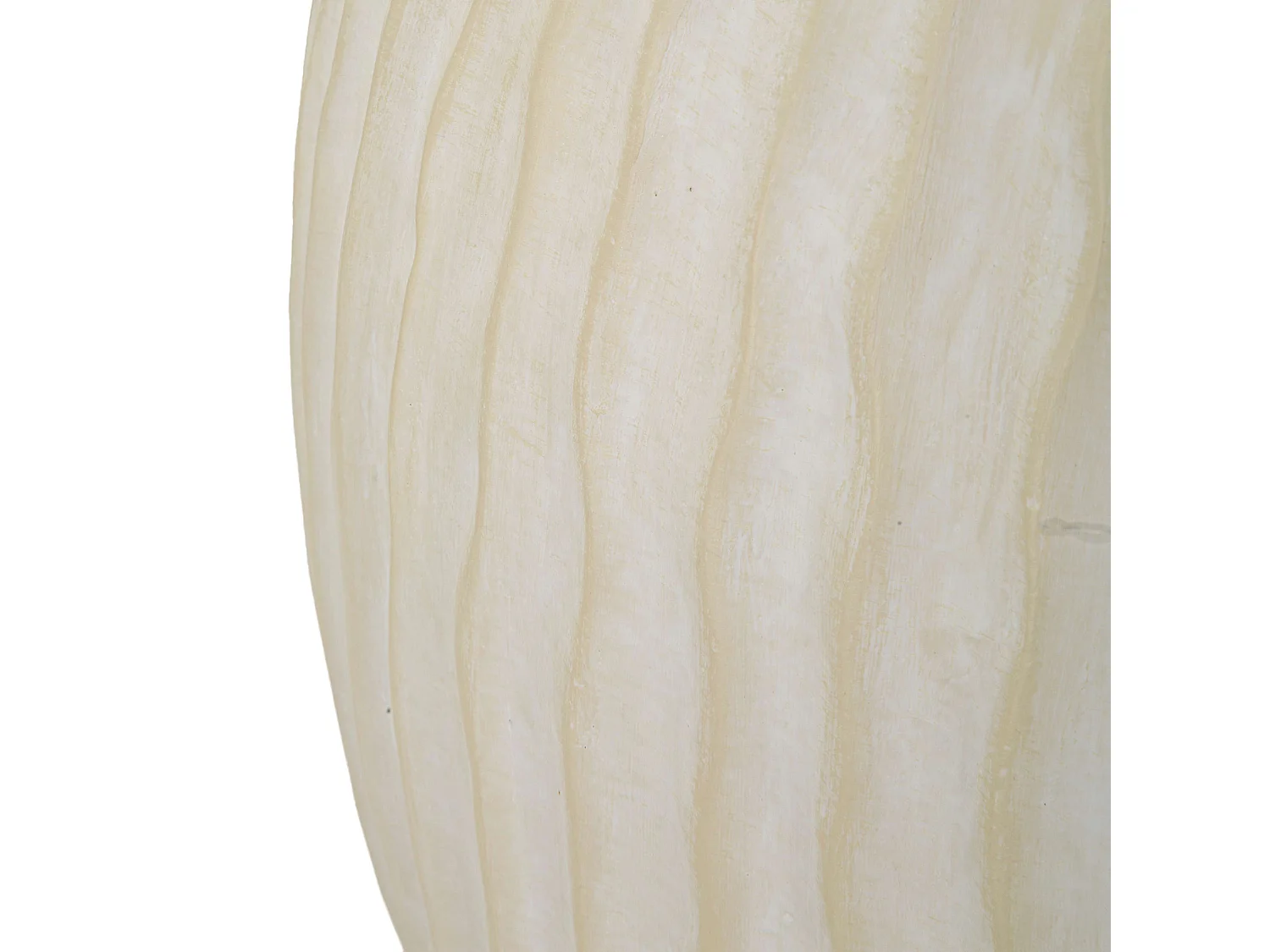 Vase Galo, Texture Irrégulière, Blanc Crème, Diamètre 12,5 cm, Teinte Couleur Structure Crème