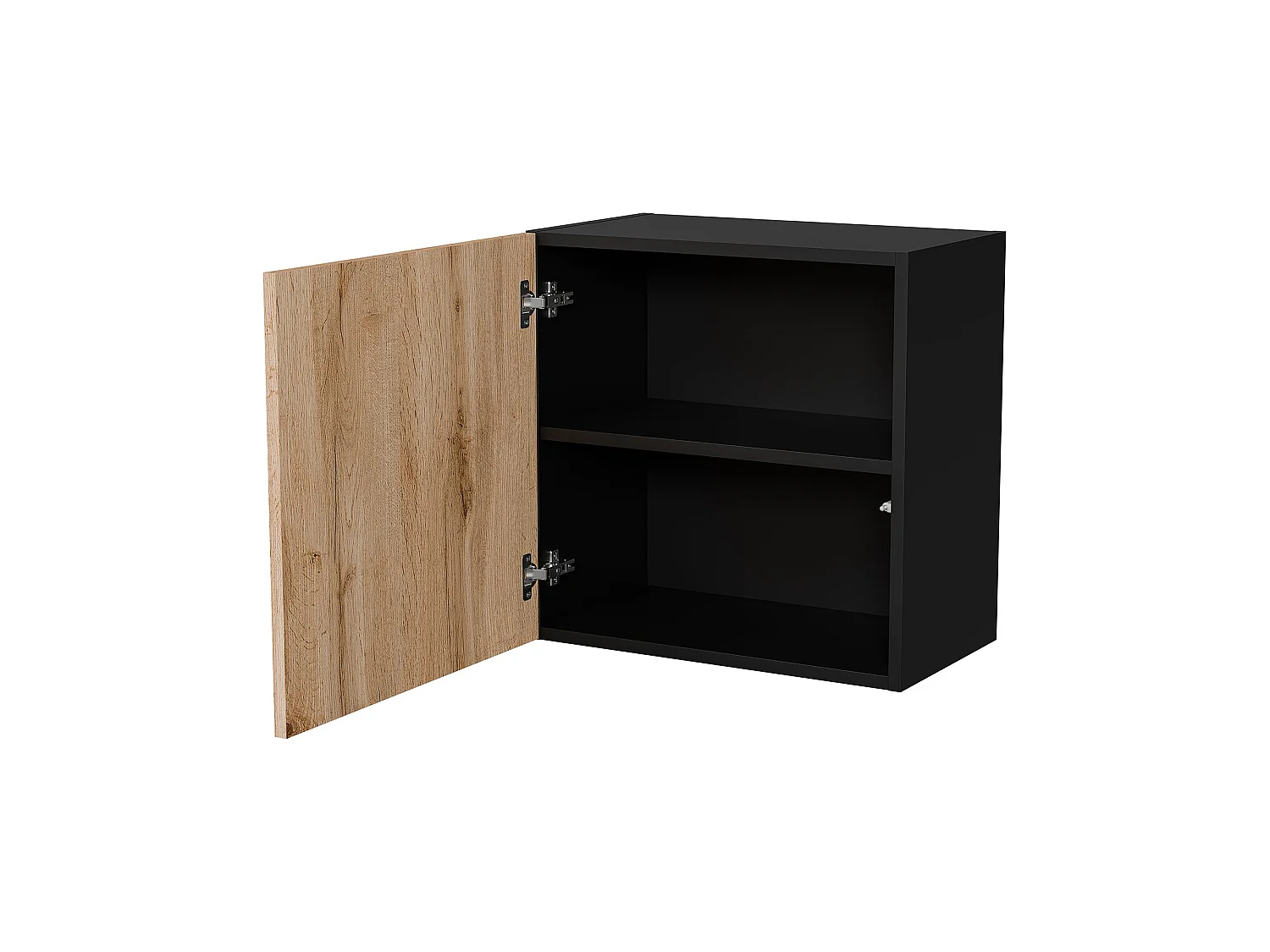 Mueble Colgante Treixedo, un Estante, 29.8x50h cm Negro Antracita