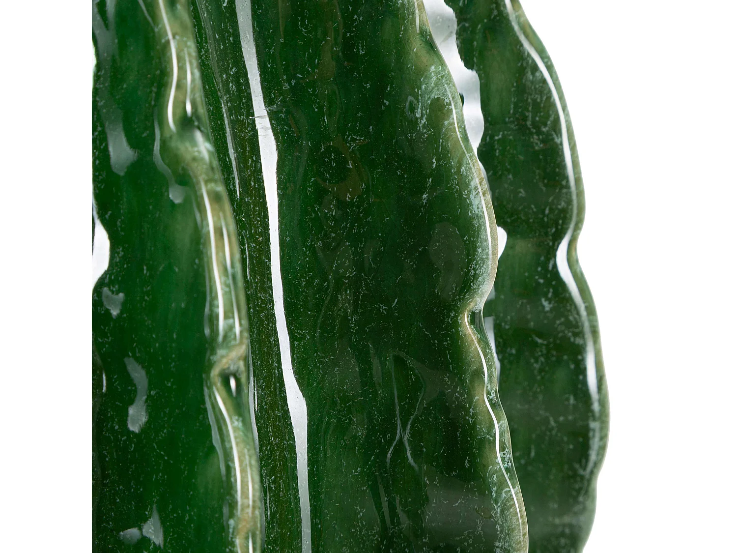 Vaso KohYao, Disegno con Cactus, Verde, Diametro 9 cm