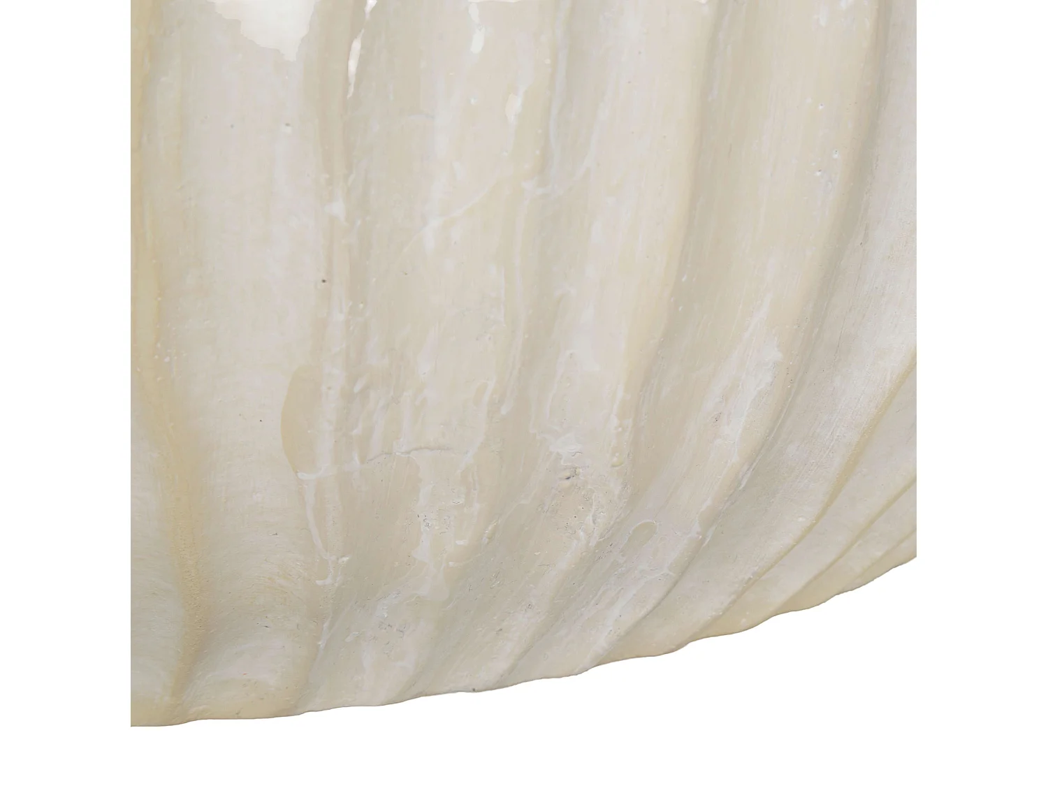 Vaso Famimiso, Texture Irregolare, Bianco Crema, Diametro 9.5 cm, Sfumatura Colore Struttura Crema