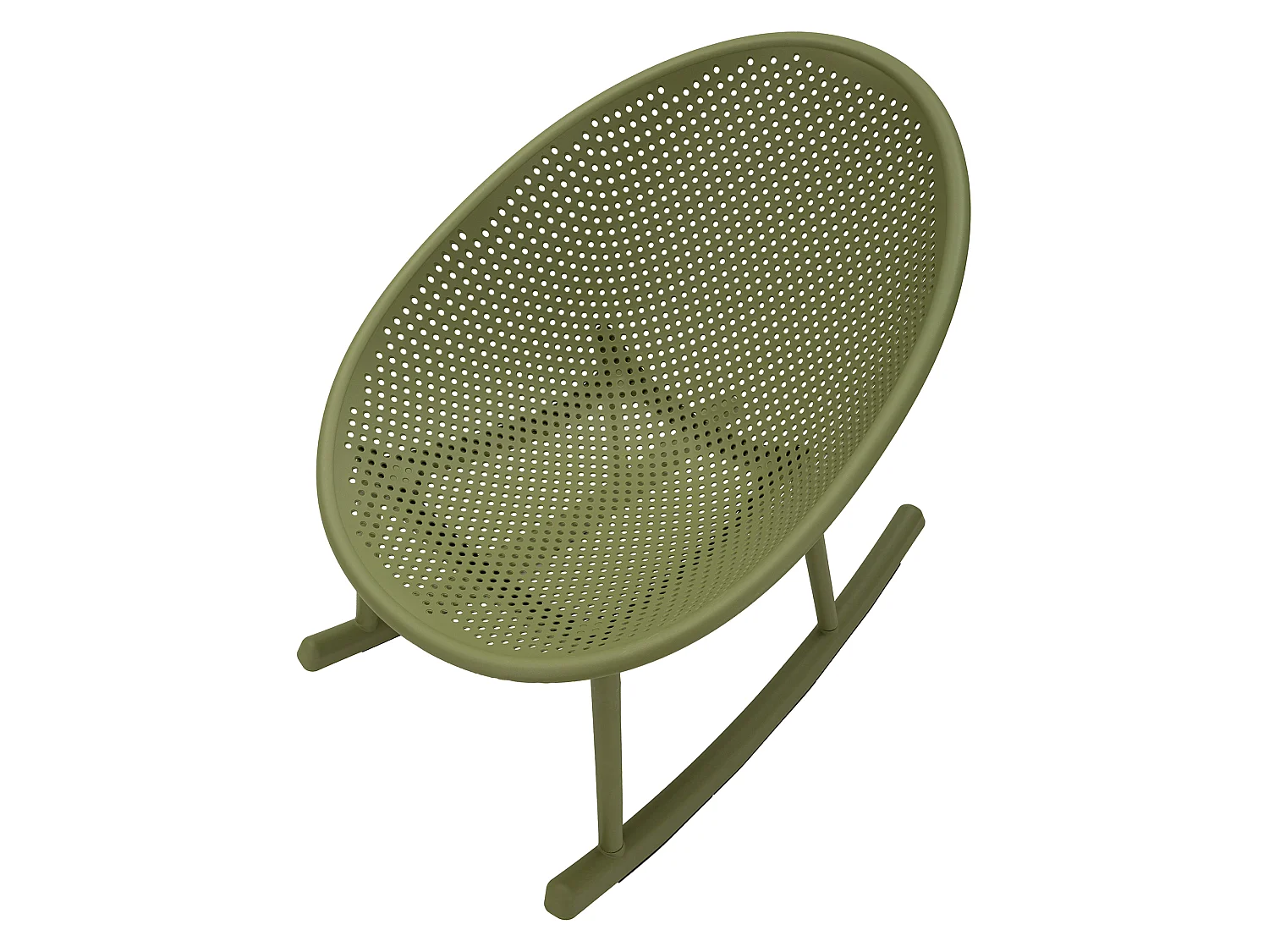 Sedia Phunt, Verde, a Dondolo, Adatto per Indoor/outdoor, Materiale Struttura in Plastica