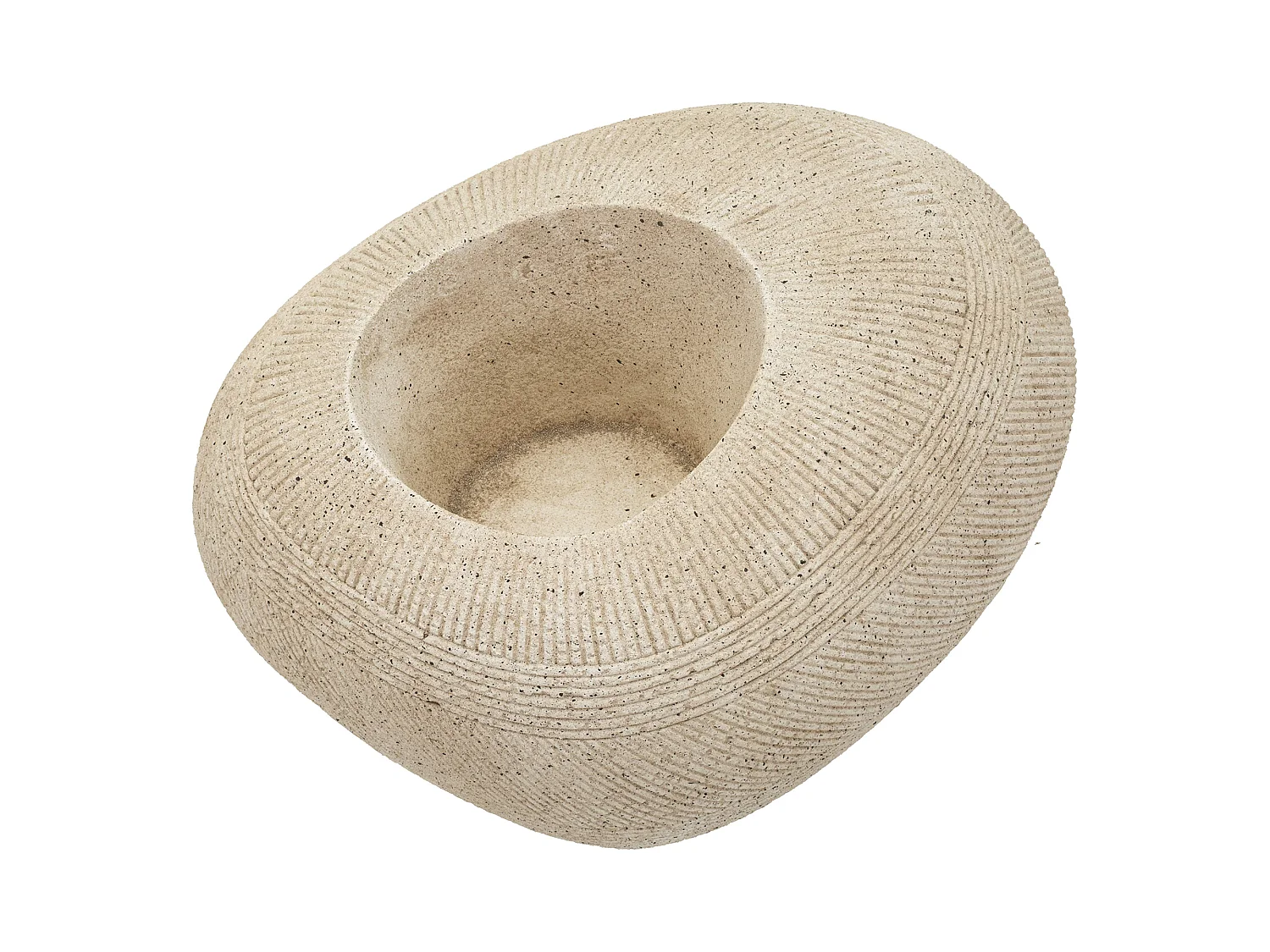 Vase Gagameha, Finition Effet Marbre, Blanc Marbre, Nuance Couleur Structure Marbre