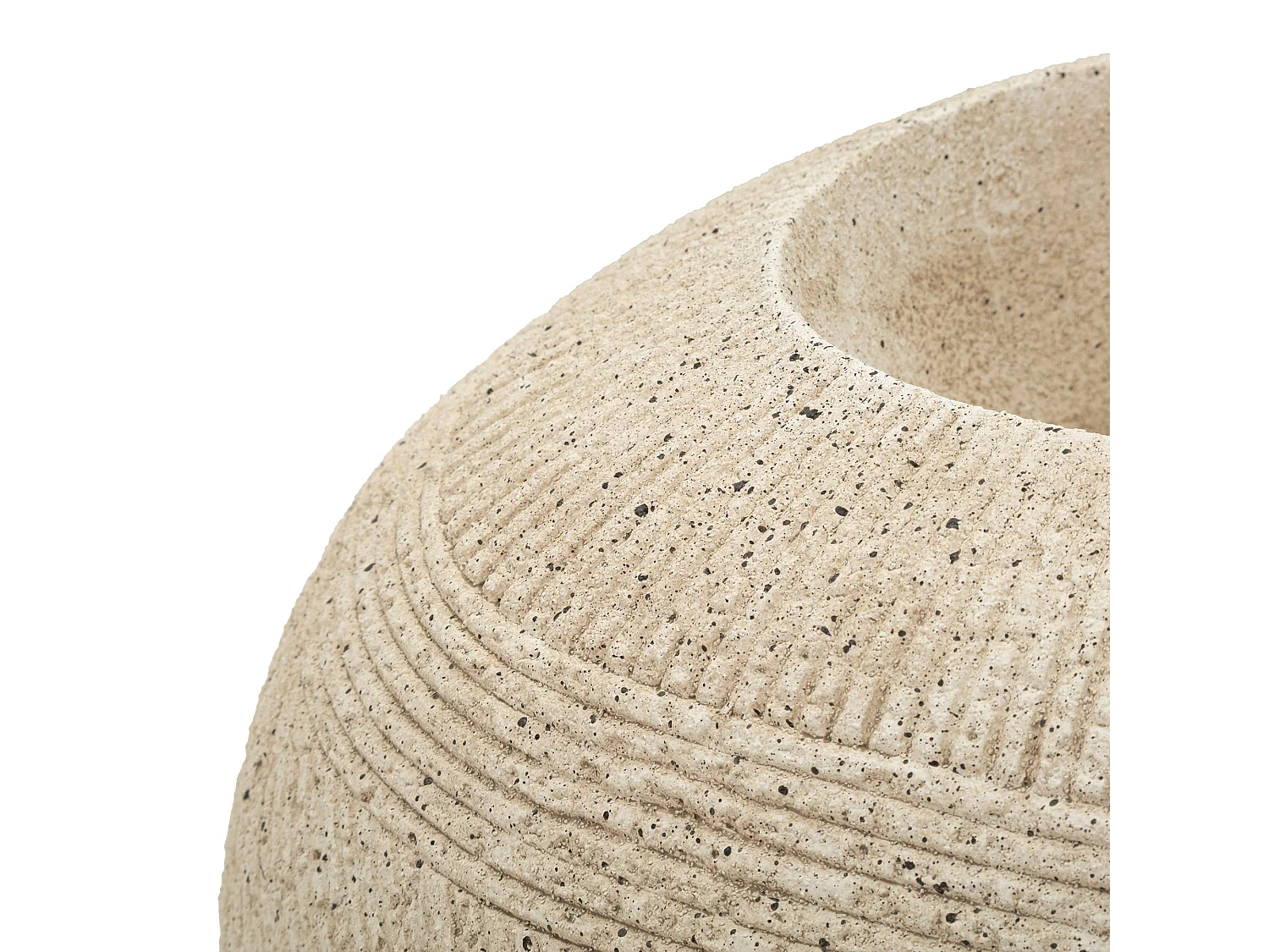 Vase Gagameha, Finition Effet Marbre, Blanc Marbre, Nuance Couleur Structure Marbre