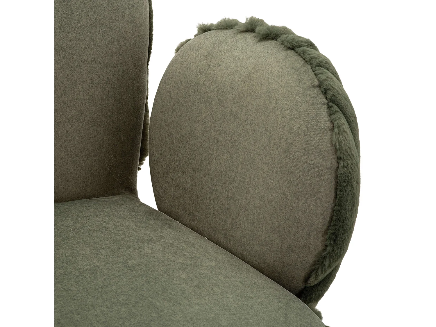 Sedia Zans, 2 Sedie, Verde, Imbottito, Materiale Struttura in Tessuto