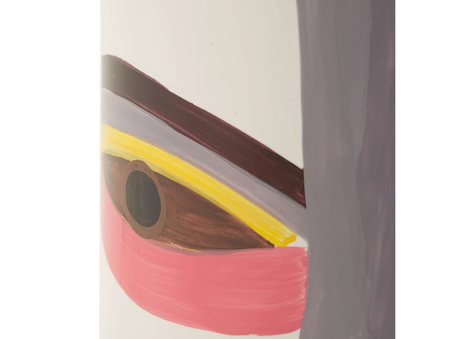 Vase Baroneka, Modernes Design, Mehrfarbig, Durchmesser 8 cm