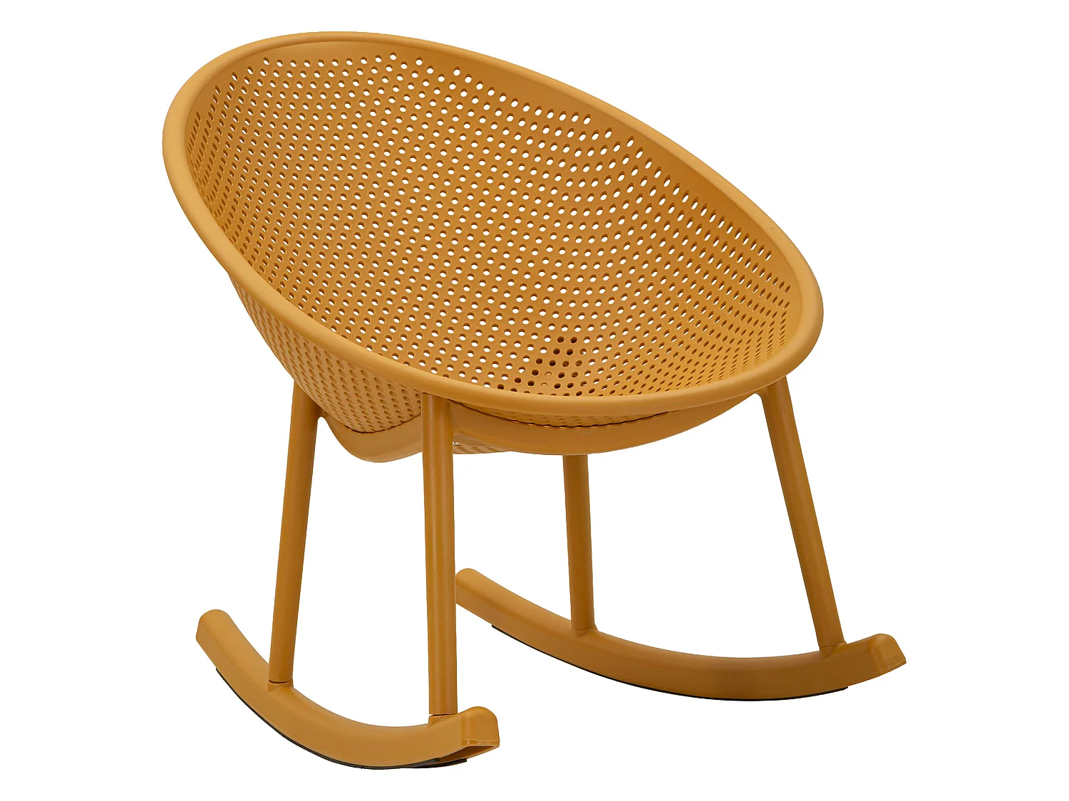 Sedia Phunt,  Arancione, a Dondolo, Adatto per Indoor/outdoor, Materiale Struttura in Plastica
