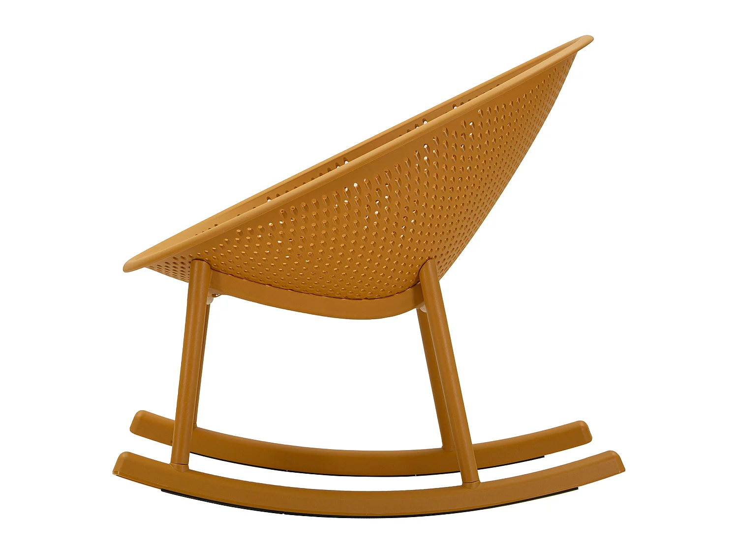 Sedia Phunt,  Arancione, a Dondolo, Adatto per Indoor/outdoor, Materiale Struttura in Plastica