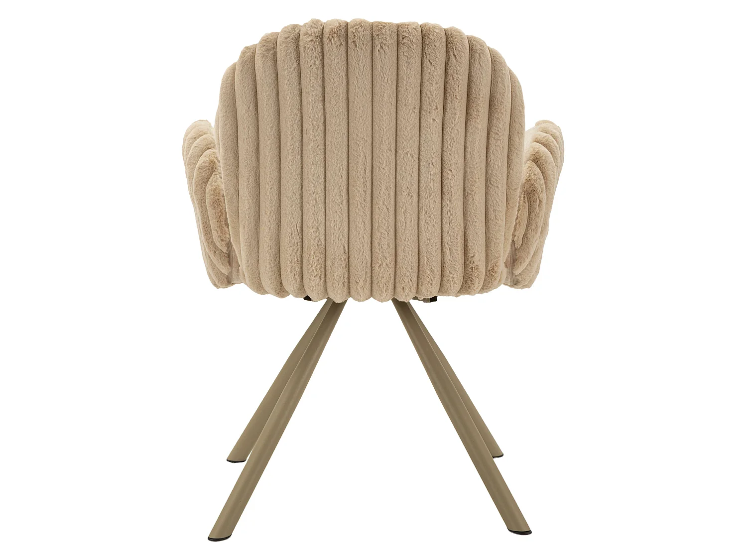 Paire de chaises Zans, Blanc Crème, Coussinées, Teinte de structure crème