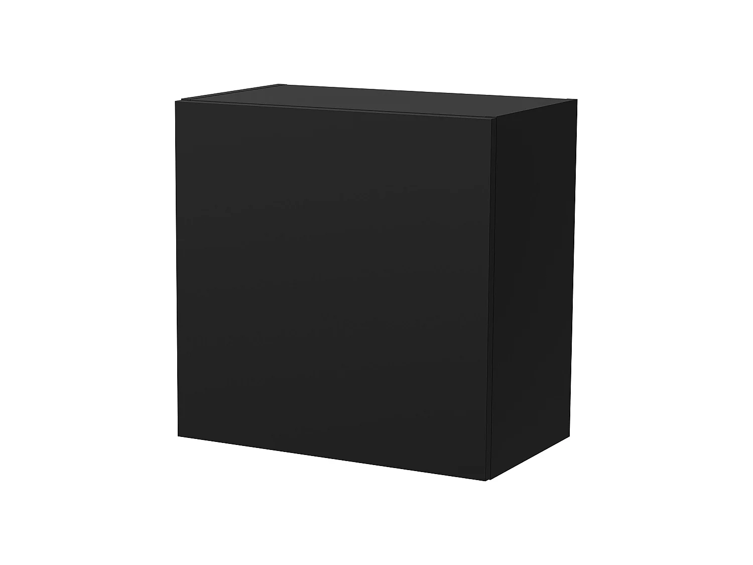 Meuble Suspendu Treixedo, une Étagère, 29.8x50h cm Gris Anthracite