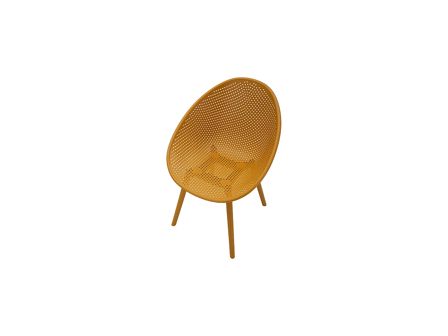 Chaise Tansen, 2 Chaises, Orange, Pour Intérieur/Extérieur, Structure en Plastique