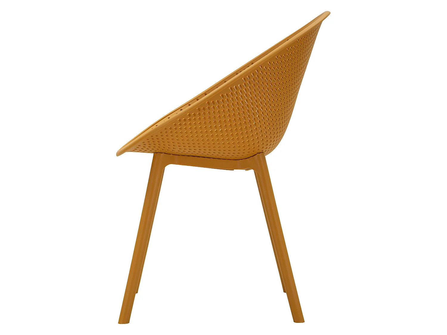 Chaise Tansen, 2 Chaises, Orange, Pour Intérieur/Extérieur, Structure en Plastique