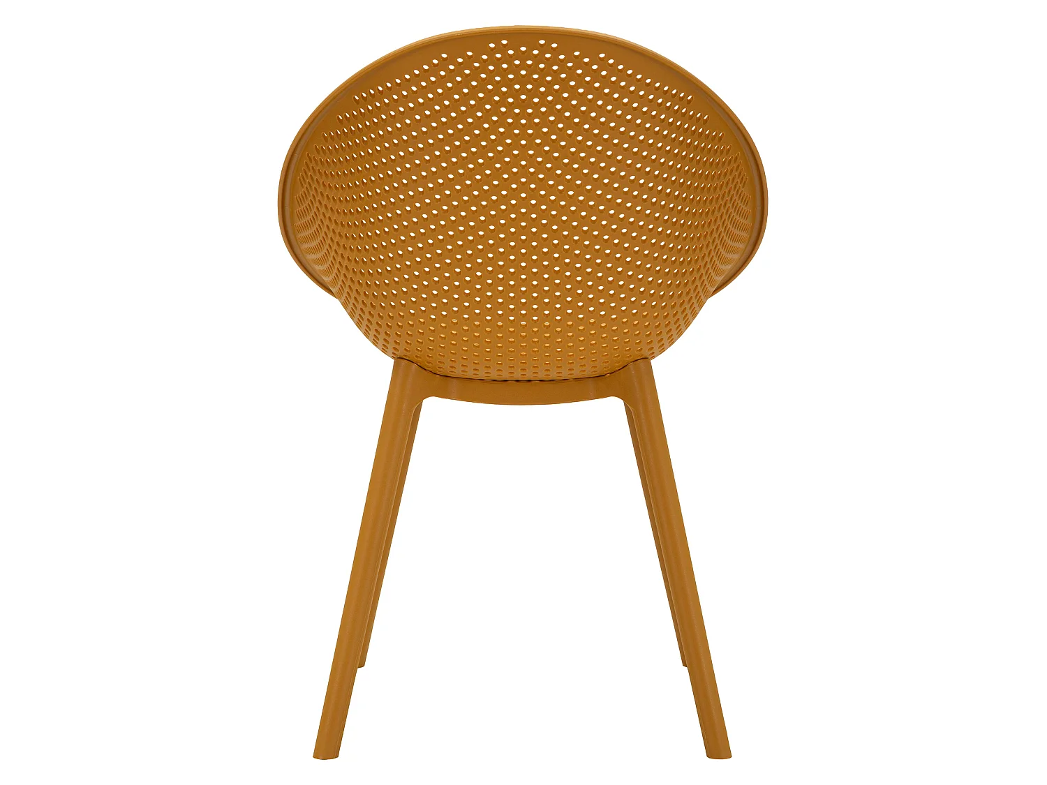 Chaise Tansen, 2 Chaises, Orange, Pour Intérieur/Extérieur, Structure en Plastique