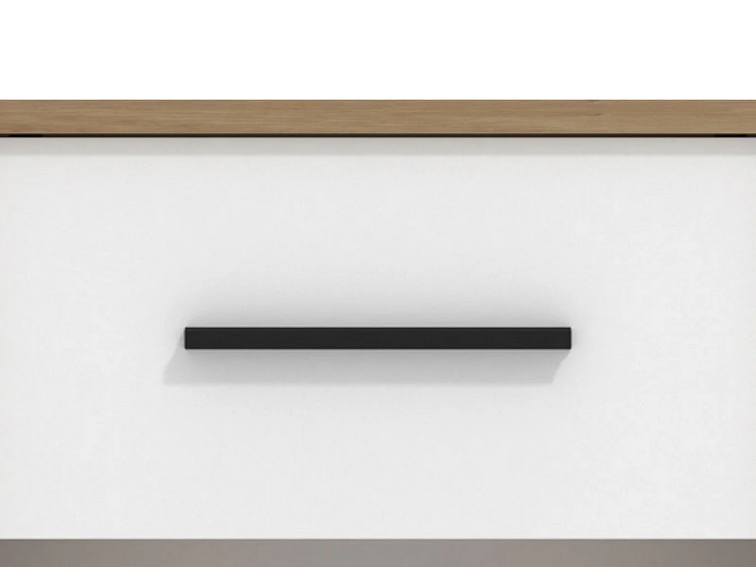 Comodino Secli, un Cassetto, 42x33x42h cm Marrone Rovere Nodi, un Ripiano, Apertura Scorrevole