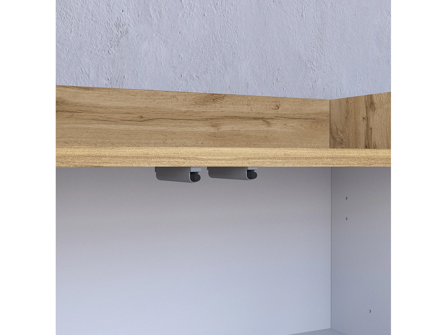 Credenza Cordele, 7 Ripiani Made in Italy, 200x35x70h cm Nero Antracite, Madia, Apertura Battente, 5 Ante